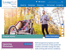 Tablet Screenshot of livingwellseontario.ca